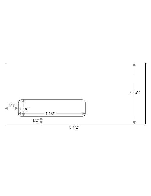 #10 Heat Resistant Window Pull & Seal Envelopes