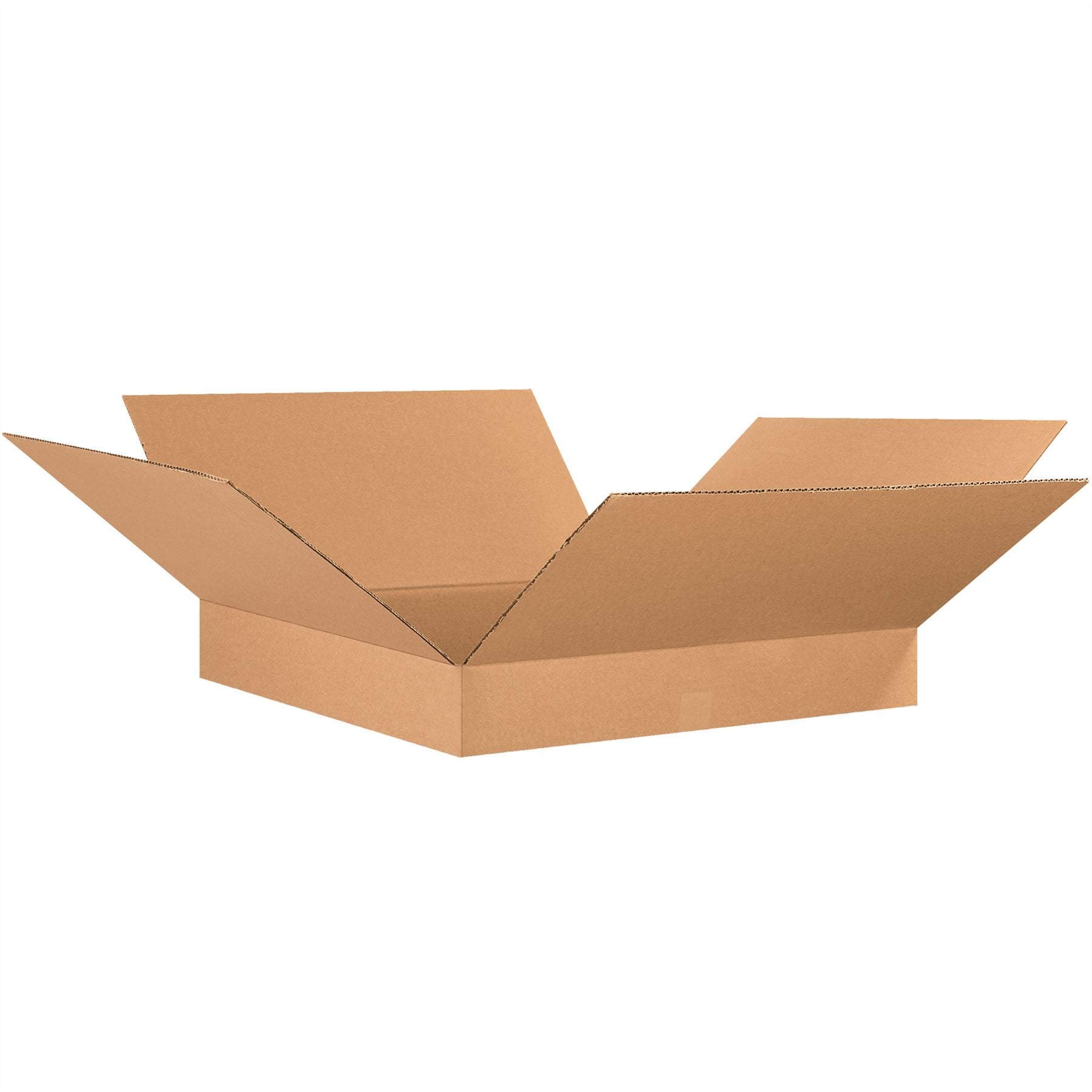 Flat Corrugated Boxes, 26" x 26" x 4"