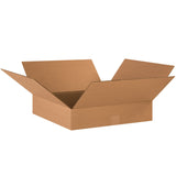 Flat Corrugated Boxes, 18" x 18" x 4"