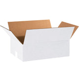 Corrugated Boxes, 18" x 12" x 6"- White