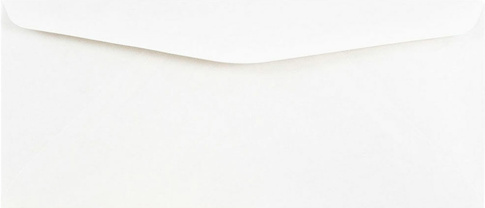 White 28lb #10 Regular Envelopes (4 1/8 x 9 1/2)