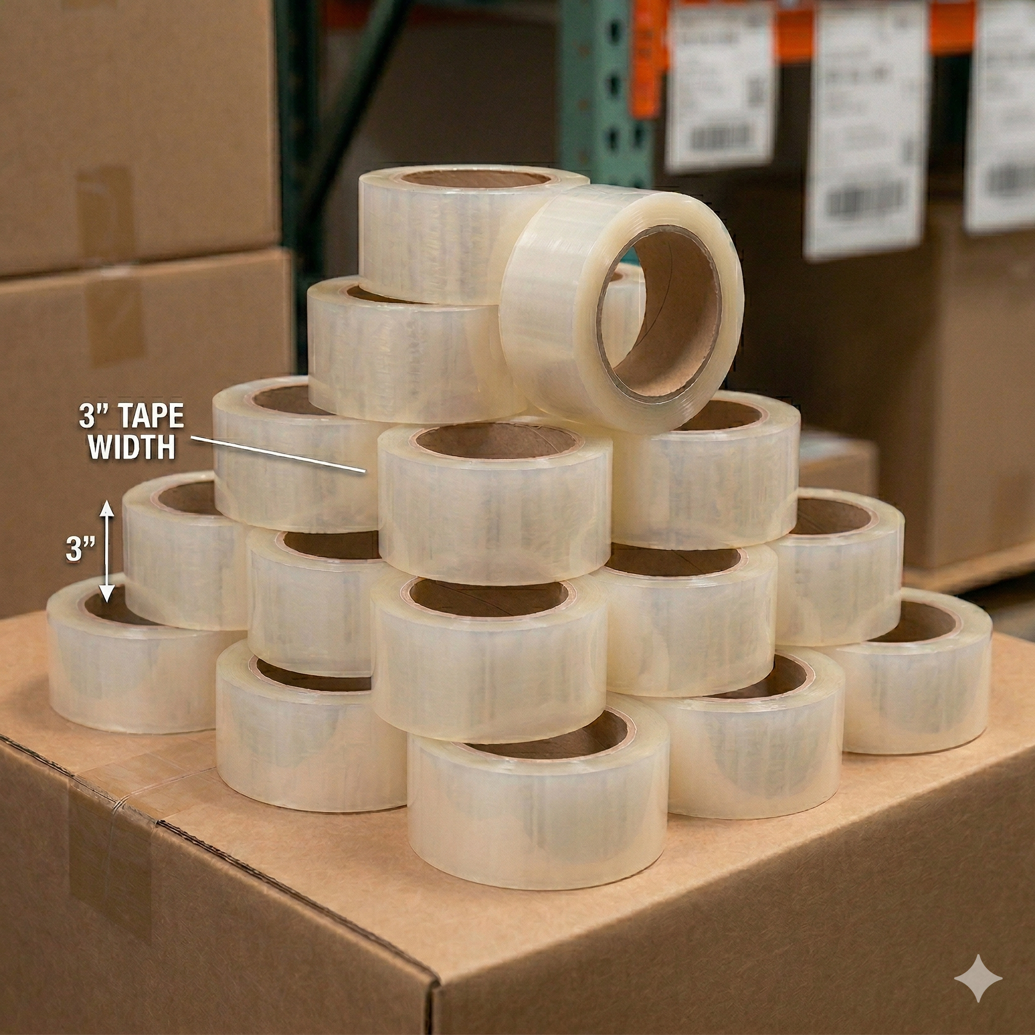 3" - Clear Packaging Tape