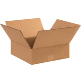 Flat Corrugated Boxes, 11" x 11" x 4"