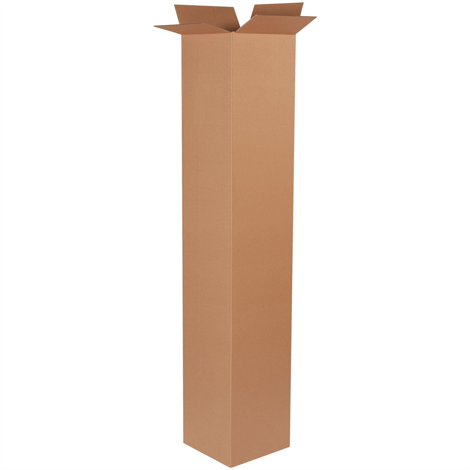 Tall Corrugated Boxes, 10" x 10" x 72"