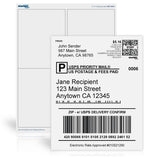 4" x 5" Shipping Label Sheets