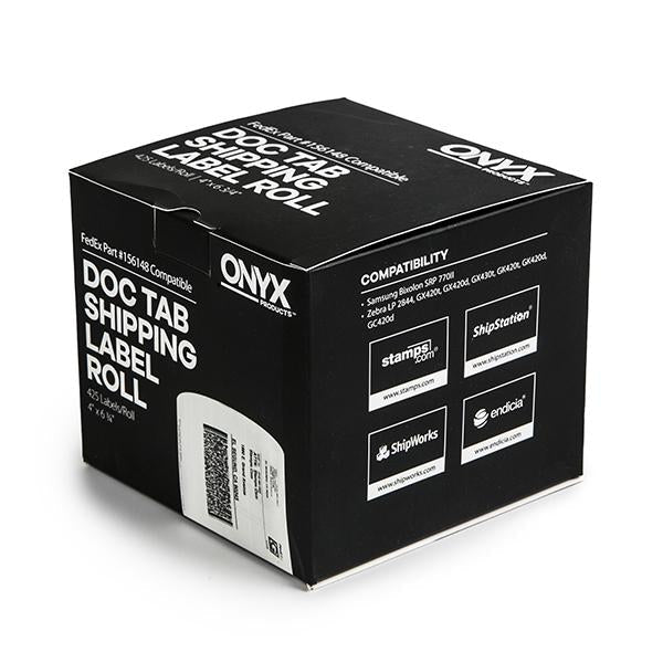 ONYX Products® 4" x 6 3/4" FedEx DocTab Shipping Label Rolls