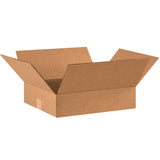 Flat Corrugated Boxes, 16" x 14" x 4"