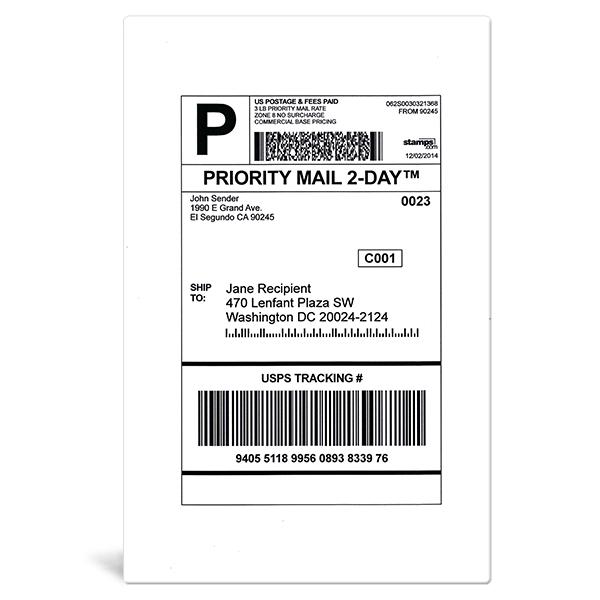 5 1/2" x 8 1/2" Shipping Labels Sheets