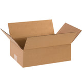 Flat Corrugated Boxes, 12" x 8" x 4"