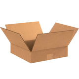 Flat Corrugated Boxes, 11" x 11" x 3"