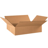 Flat Corrugated Boxes, 22" x 16" x 6"