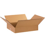 Flat Corrugated Boxes, 15" x 12" x 3"