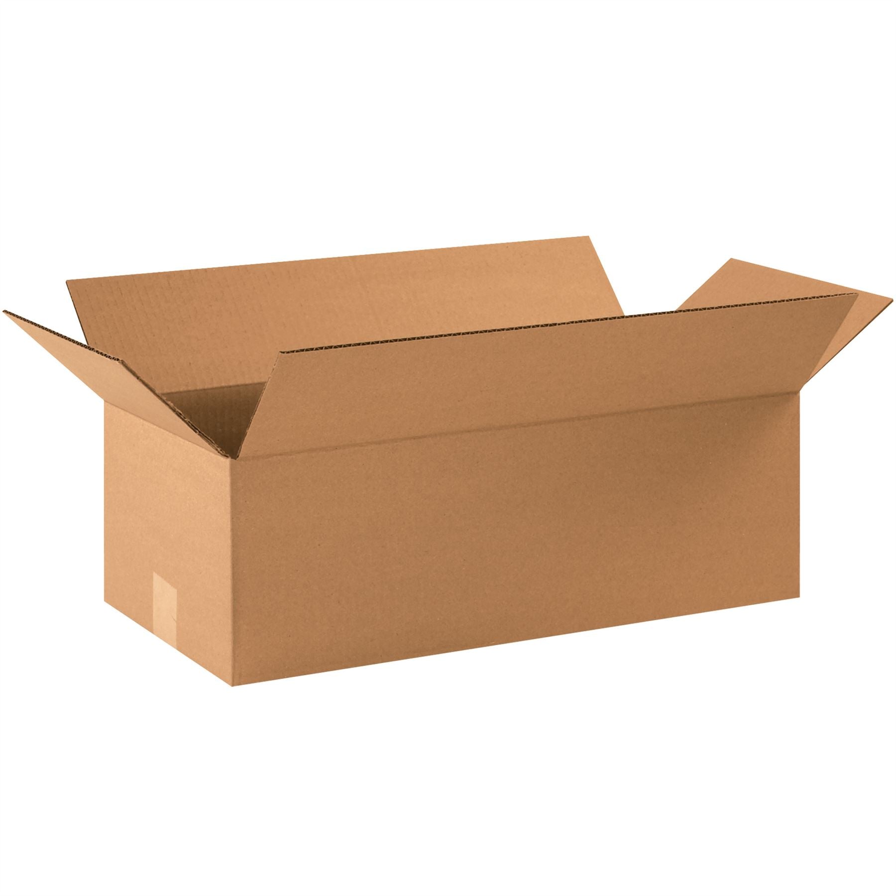 Flat Corrugated Boxes, 22" x 10" x 6"