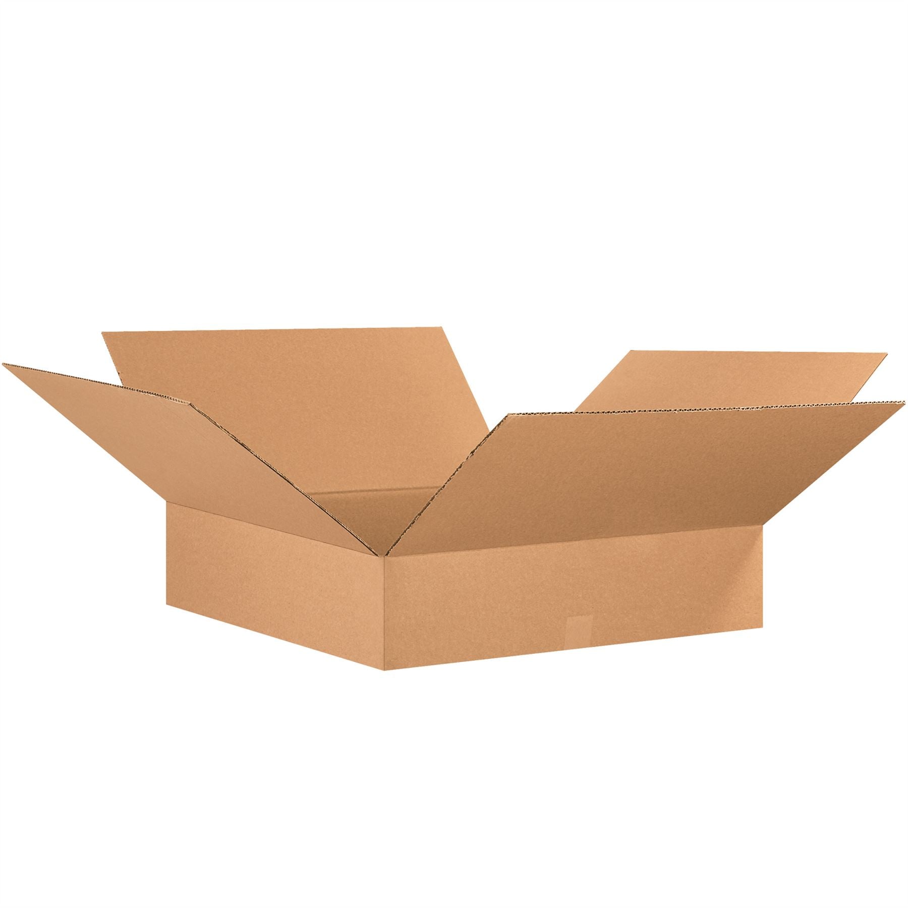 Flat Corrugated Boxes, 26" x 26" x 8"