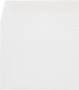 White 24lb #10 Square Flap Envelopes (4 1/8 x 9 1/2) with Peel & Seal