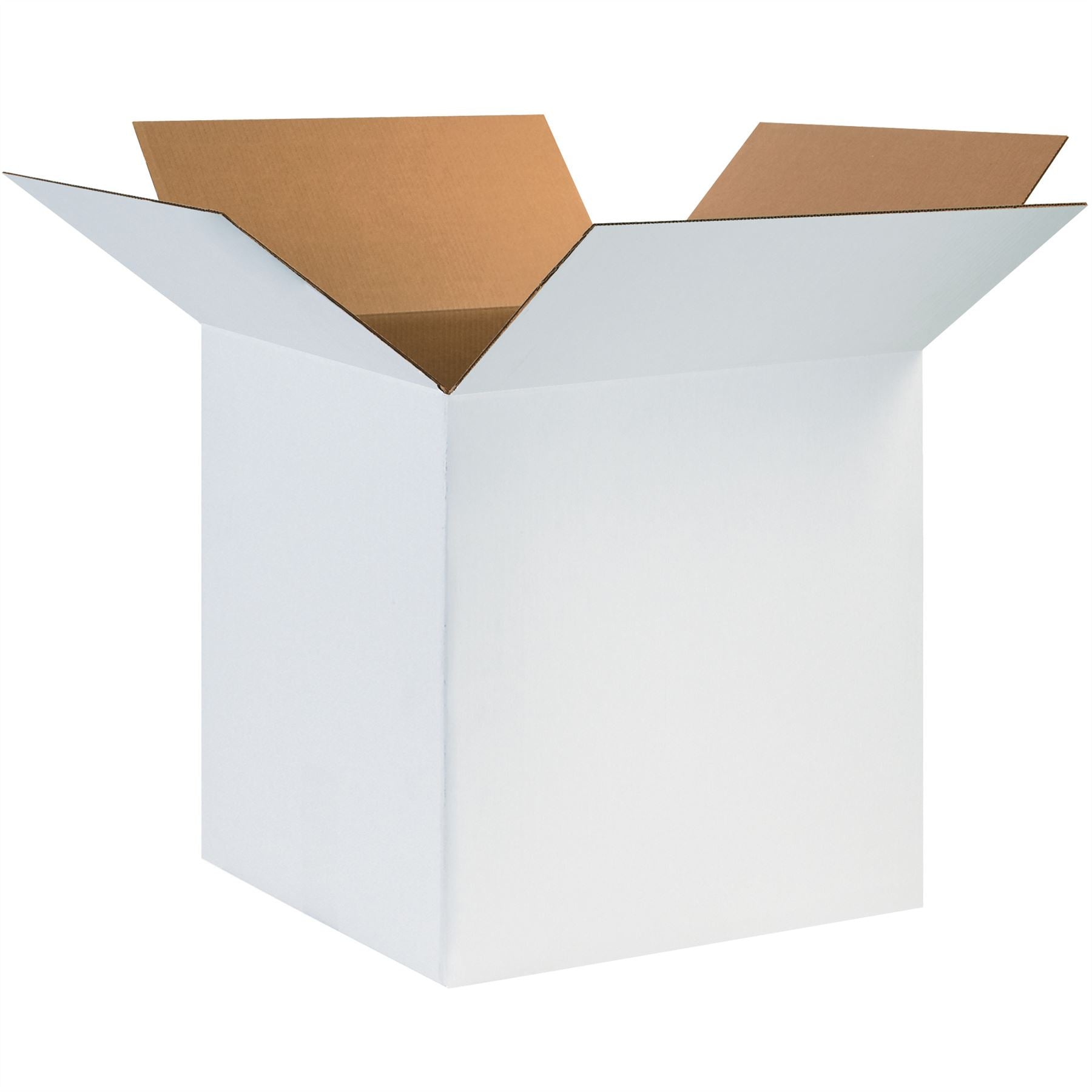 Corrugated Boxes, 24" x 24" x 24"- White