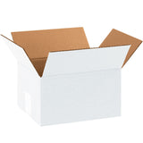 Corrugated Boxes, 8" x 6" x 4"- White