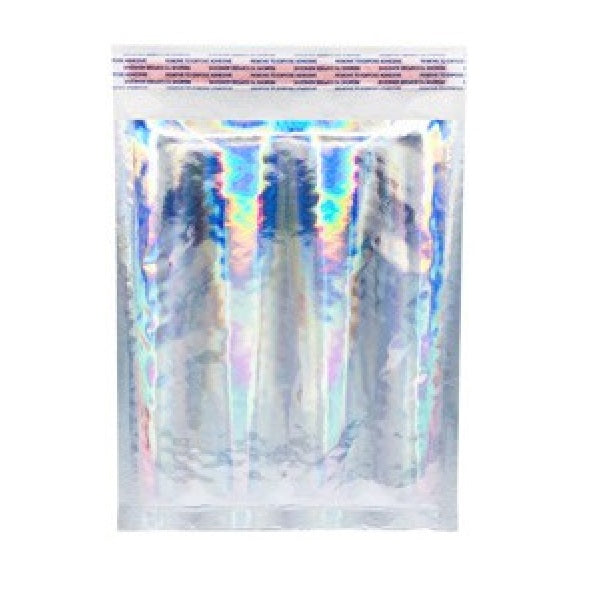 Metallic Glamour Holographic Bubble Mailer