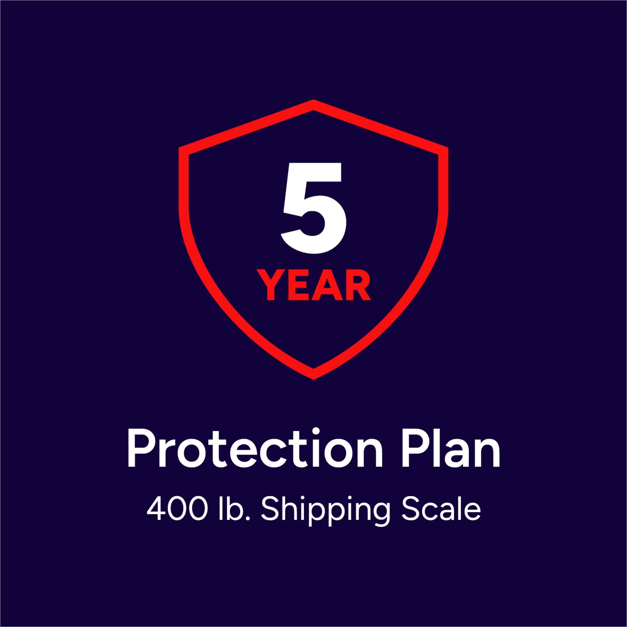 5-Year Complete Protection Plan, 400 lb. Shipping Scale