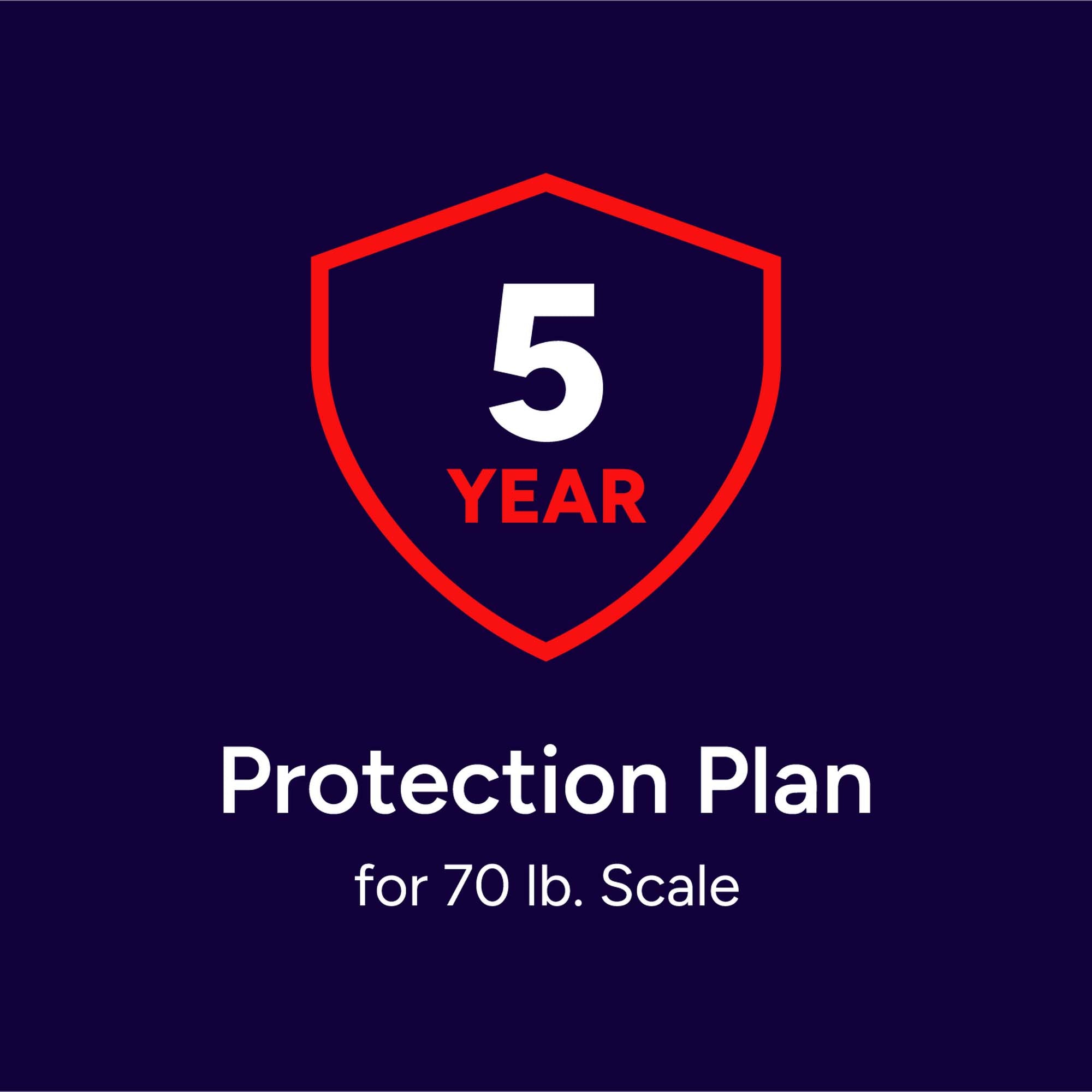 5-Year Complete Protection Plan, 70 lb. Digital Postal Scale