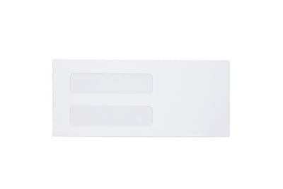 #10 Heat Resistant Double Window Pull & Seal Envelopes