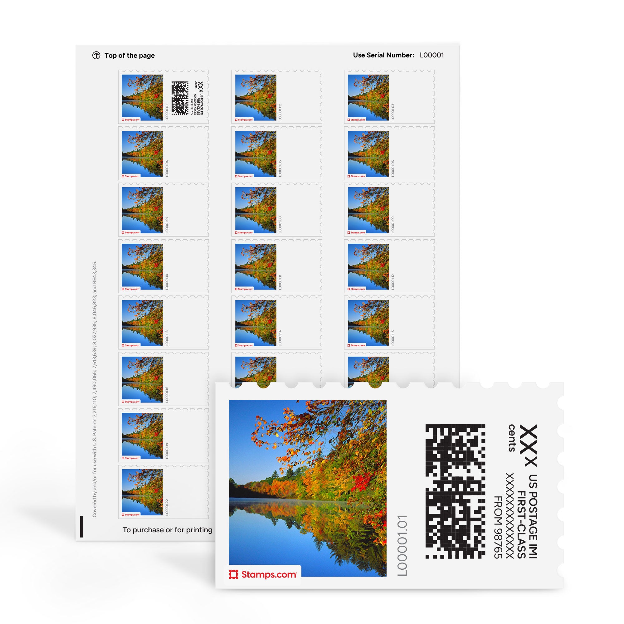 Fall River NetStamps Sheets