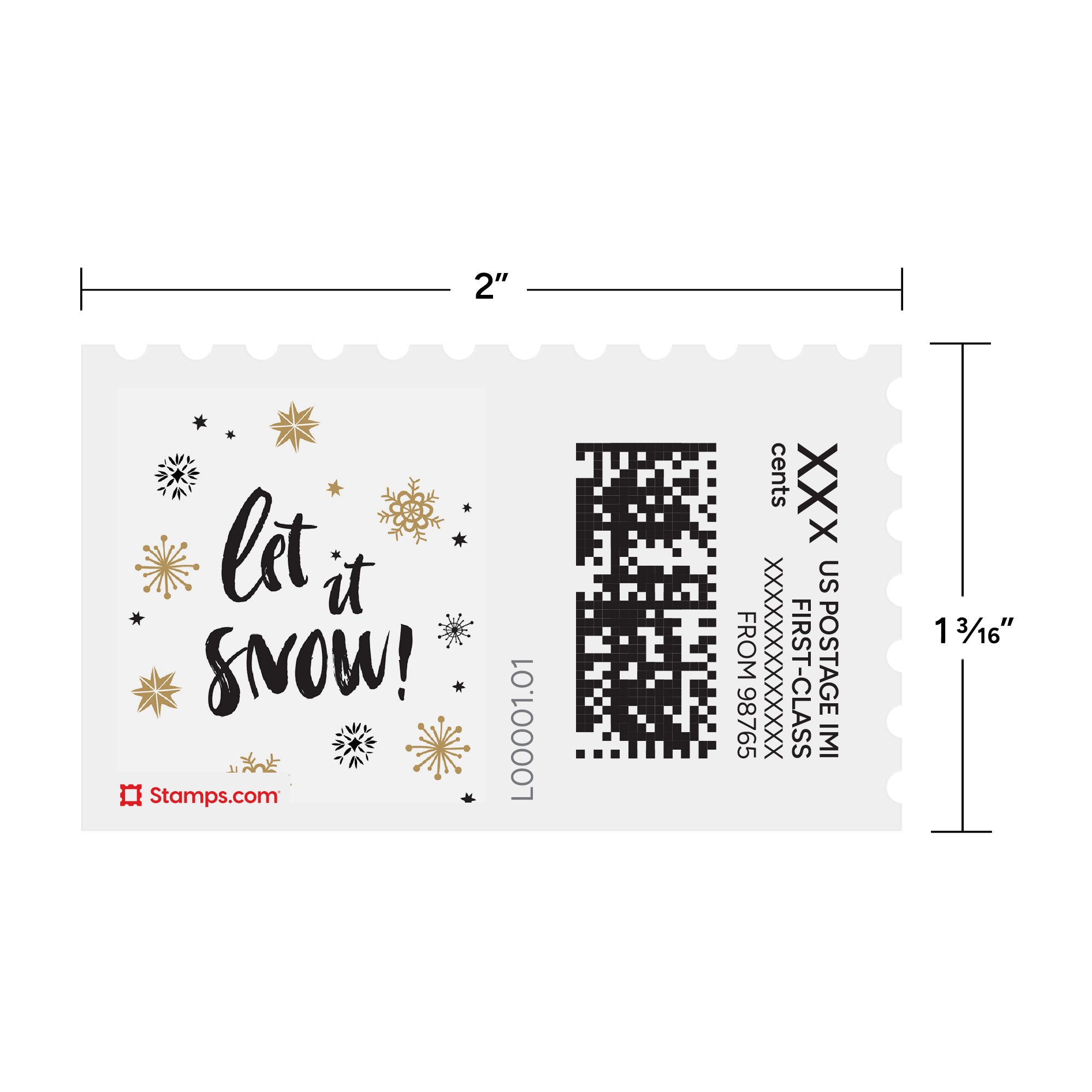 Sparkle Snow NetStamps Sheets