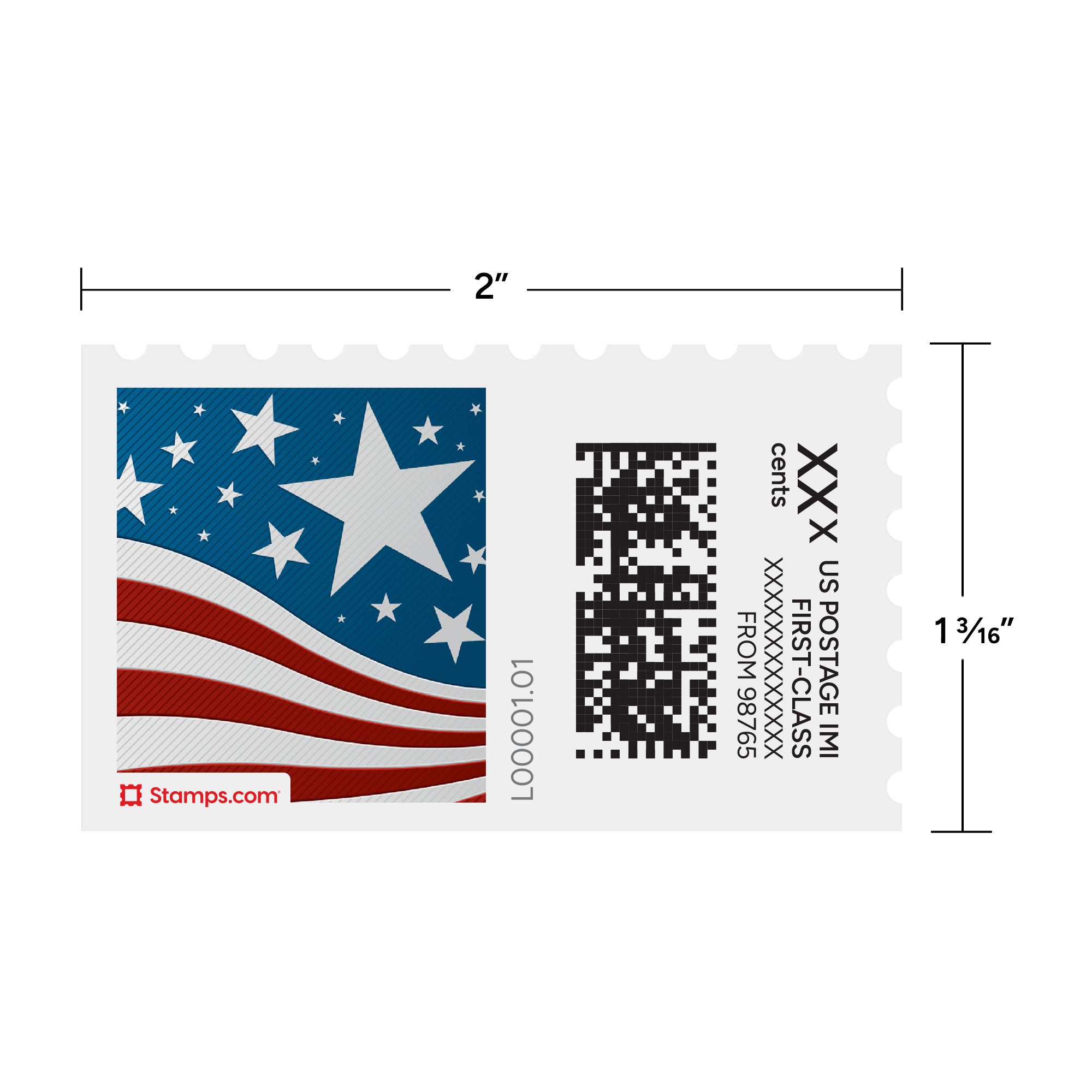 Star Spangled NetStamps Sheets