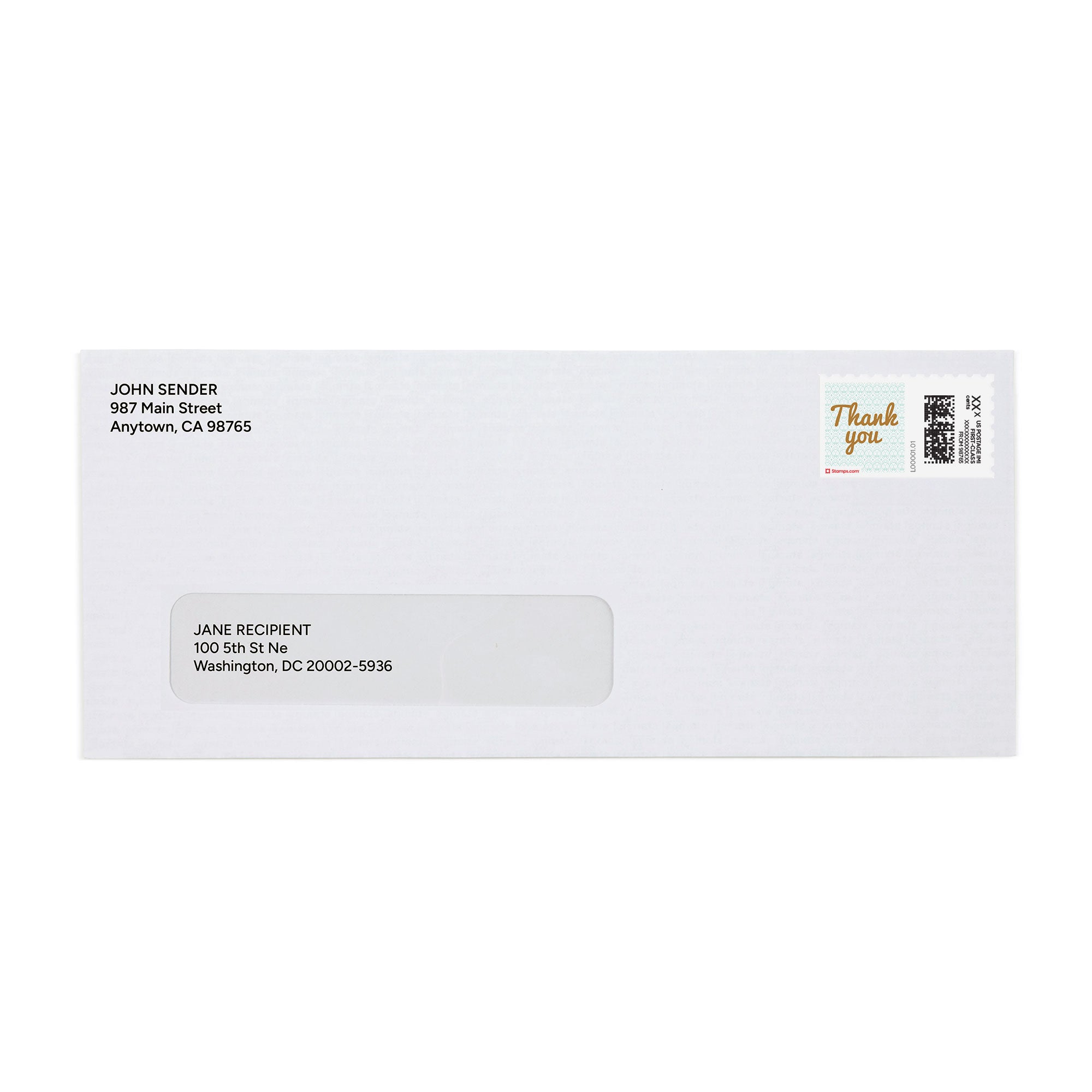 Golden Thank You NetStamps Sheets