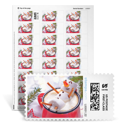 Frosty Hot Cocoa NetStamps Sheets