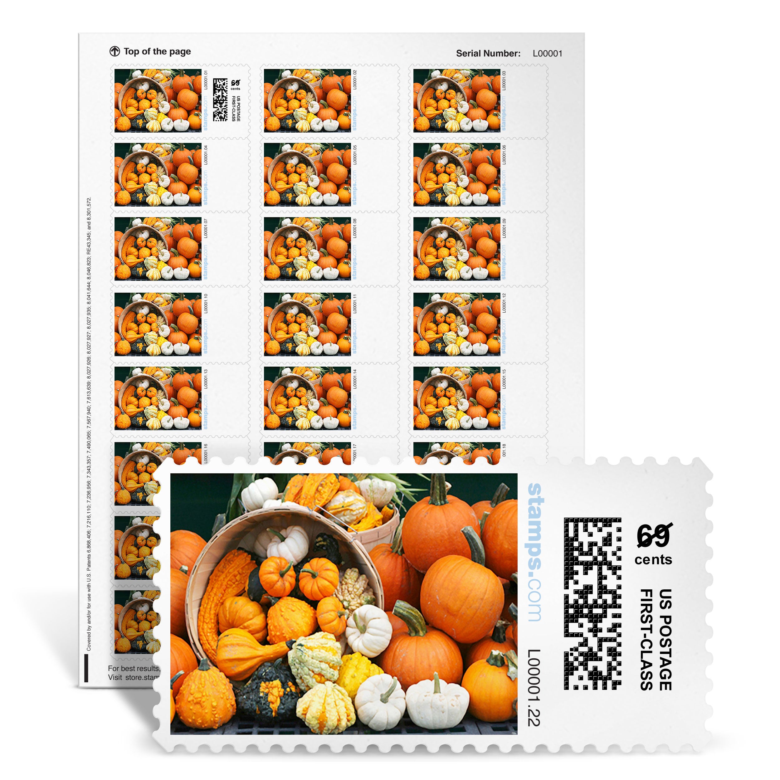 Themed NetStamps® Sheets