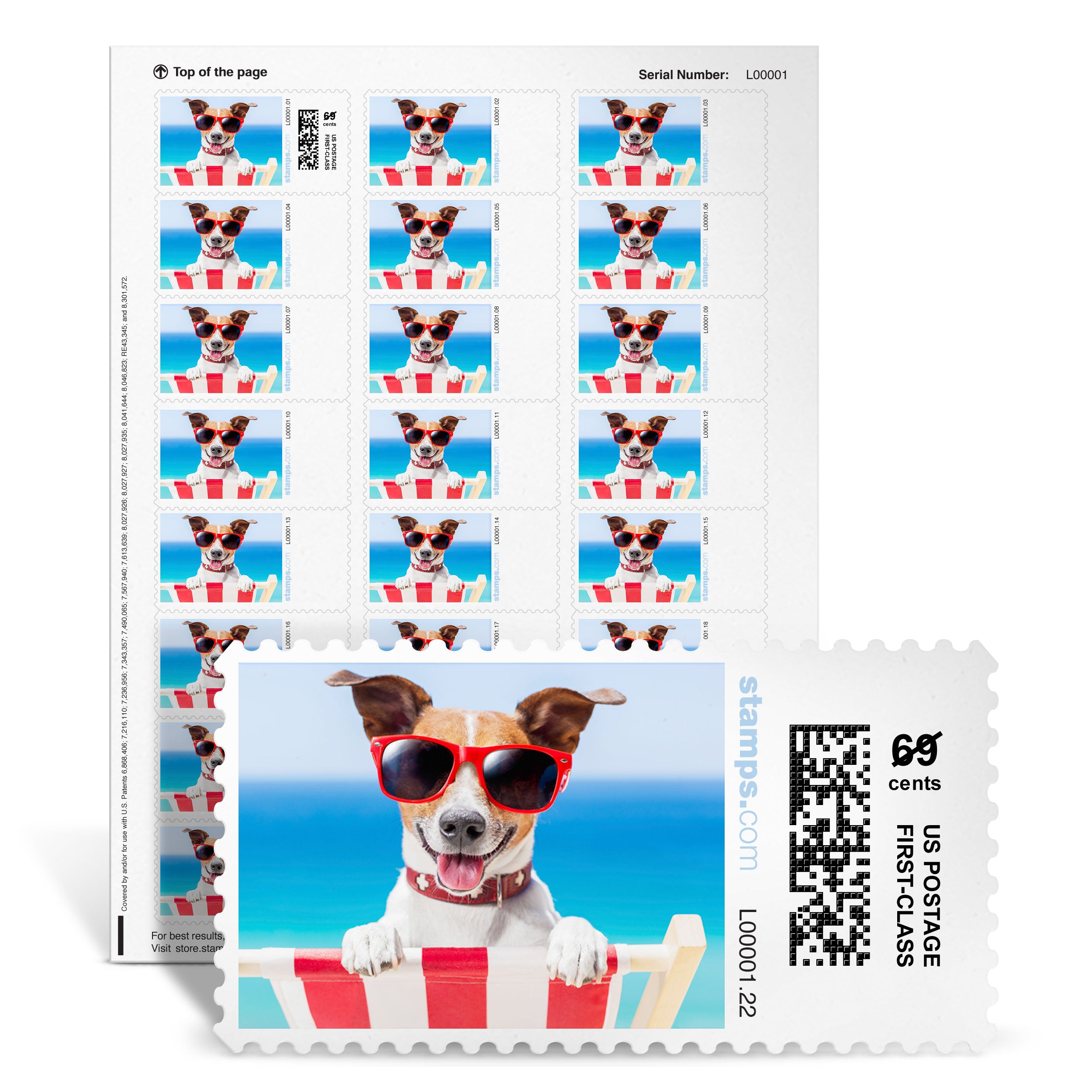 Themed NetStamps® Sheets