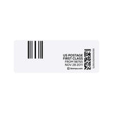 1" x 2 5/8" White Postage or Address Labels