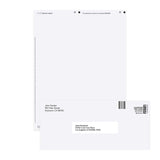 1" x 4" White Address Labels