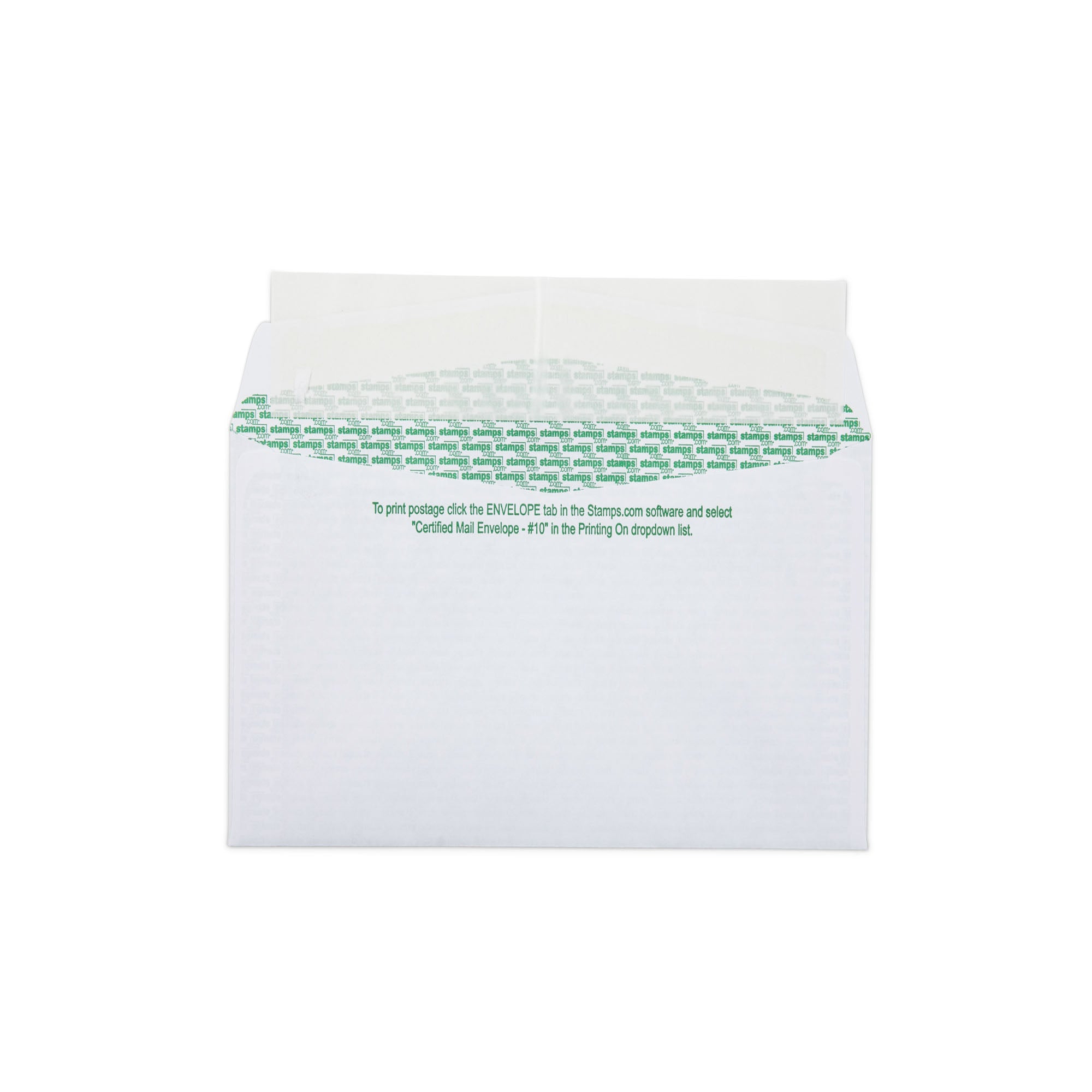 Express Mail Window Envelope #10 Certified Mail Window Envelopes for Electronic Return Receipt ...