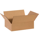 Flat Corrugated Boxes, 14" x 10" x 4"