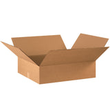 Flat Corrugated Boxes, 22" x 18" x 6"