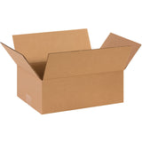 Flat Corrugated Boxes, 14" x 10" x 5"