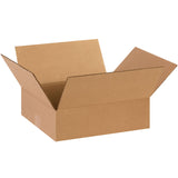 Flat Corrugated Boxes, 14" x 12" x 4"