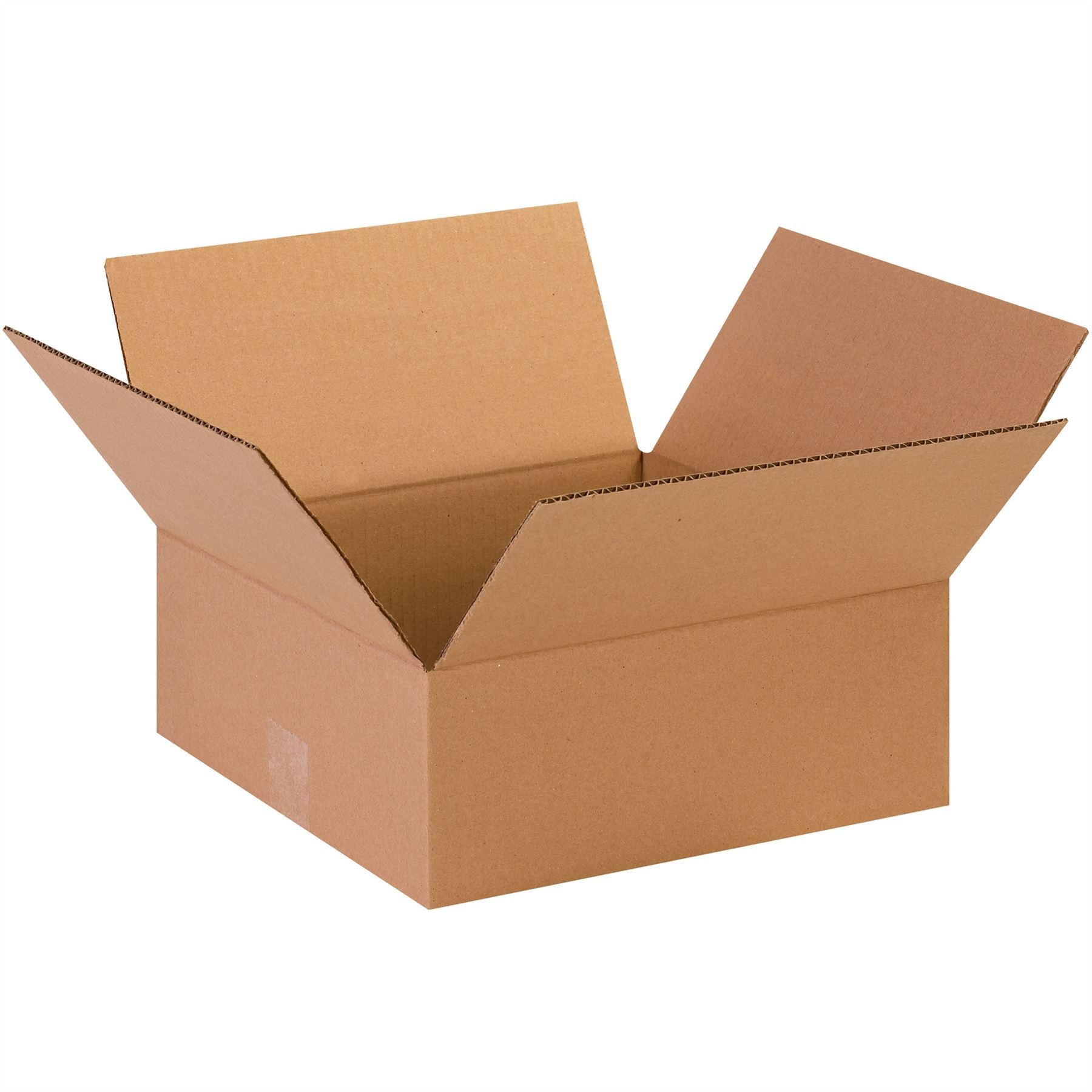 Flat Corrugated Boxes, 13" x 13" x 5"