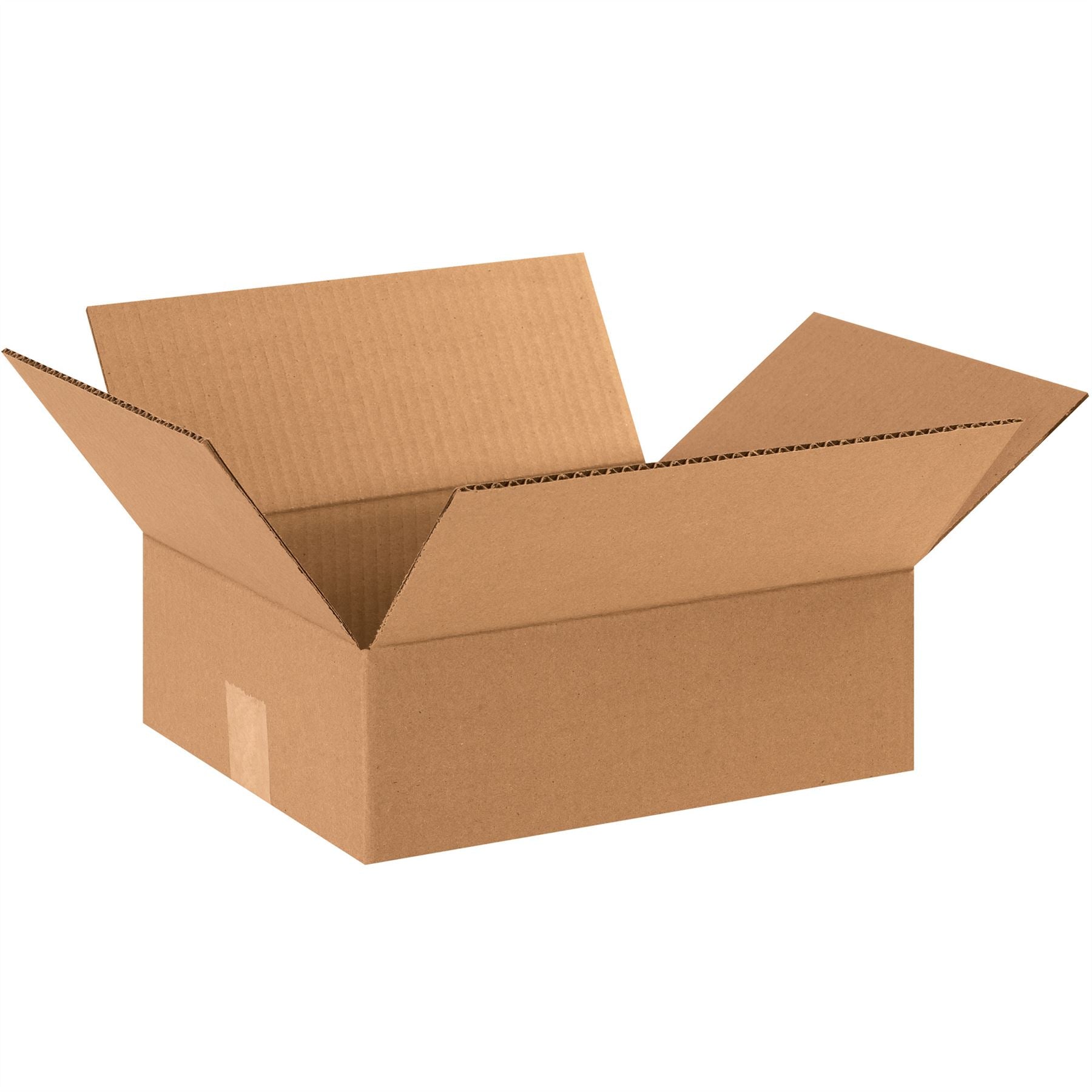 Flat Corrugated Boxes, 12" x 10" x 4"