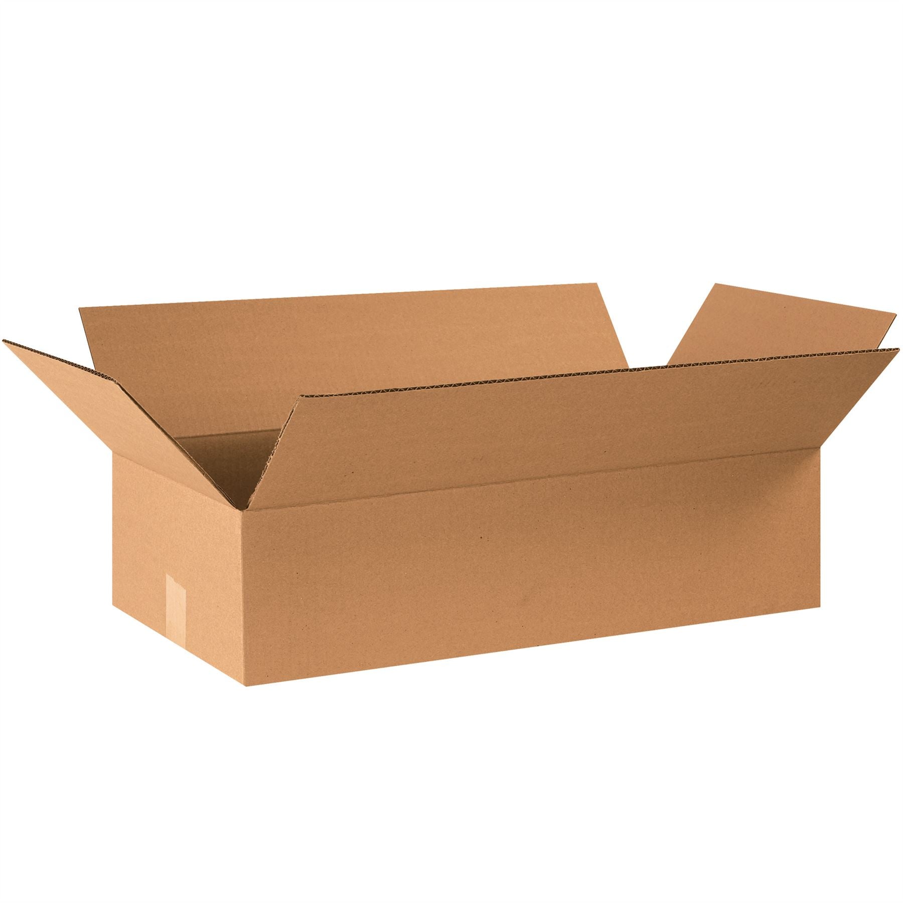 Flat Corrugated Boxes, 24" x 12" x 6"