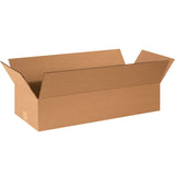 Flat Corrugated Boxes, 24" x 10" x 4"