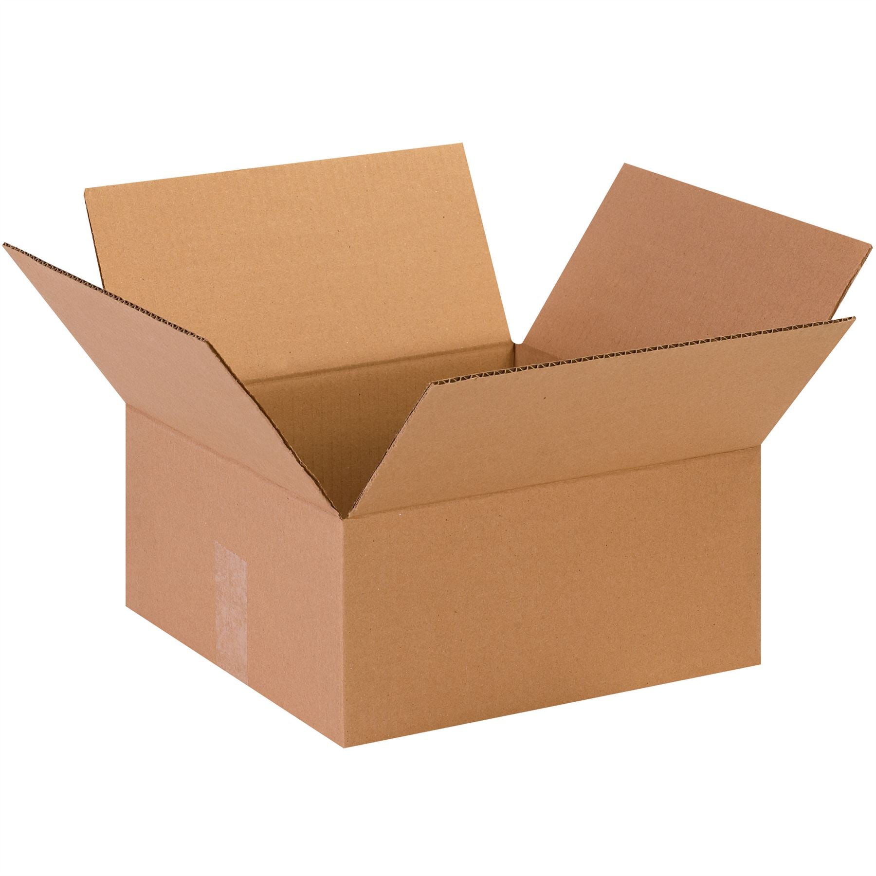 Flat Corrugated Boxes, 13" x 13" x 6"