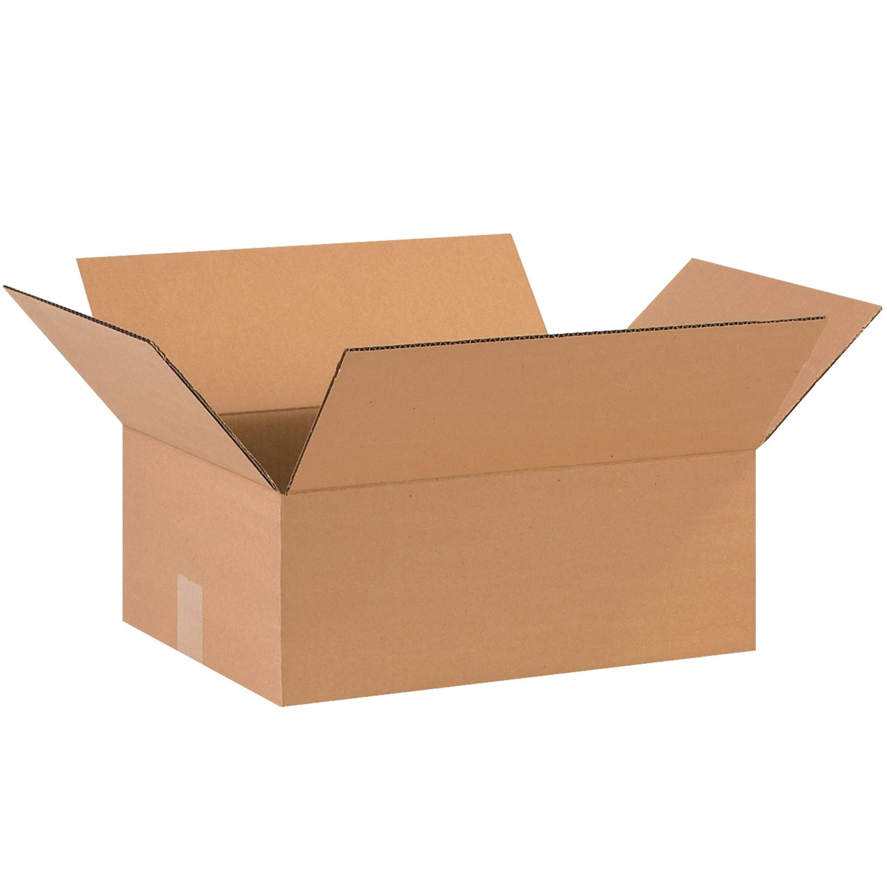 Flat Corrugated Boxes, 16" x 12" x 6"