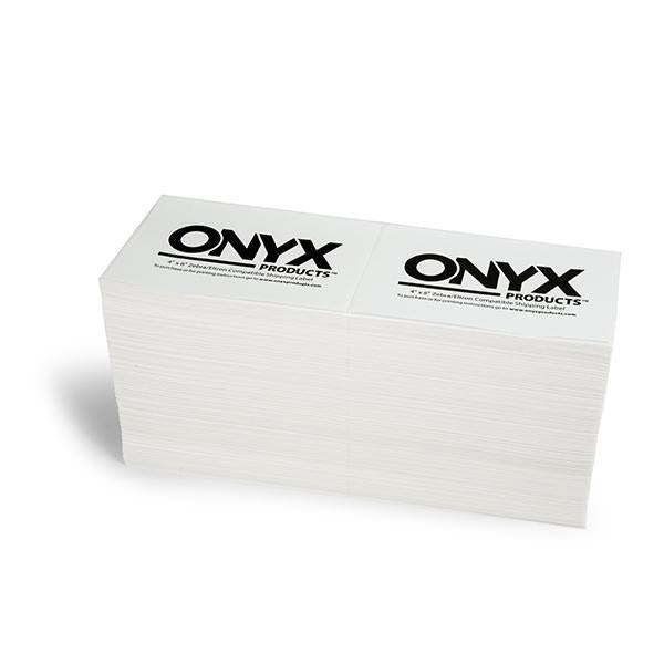 ONYX Products® 4" x 6" Zebra/Eltron Compatible Fanfold Shipping Labels